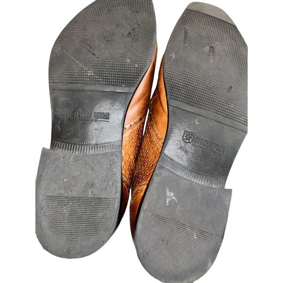 Stacy Adams Brown Leather Wingtip Lace Up Mens Dress Shoes Size US 13M - Picture 12 of 14